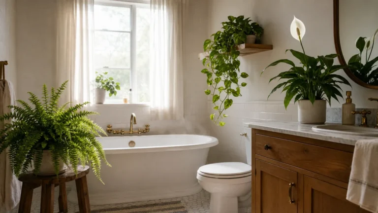 13 Best Bathroom Plants That Thrive in Humidity and Low Light